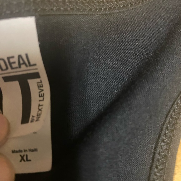 Good Vibes Only Women’s Racerback Tank Top Size XL By Next Level Black Pink Blue - Picture 3 of 8